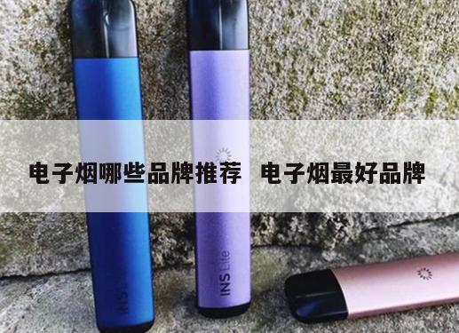 电子烟哪些品牌推荐  电子烟最好品牌 