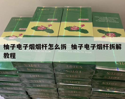 柚子电子烟烟杆怎么拆  柚子电子烟杆拆解教程 